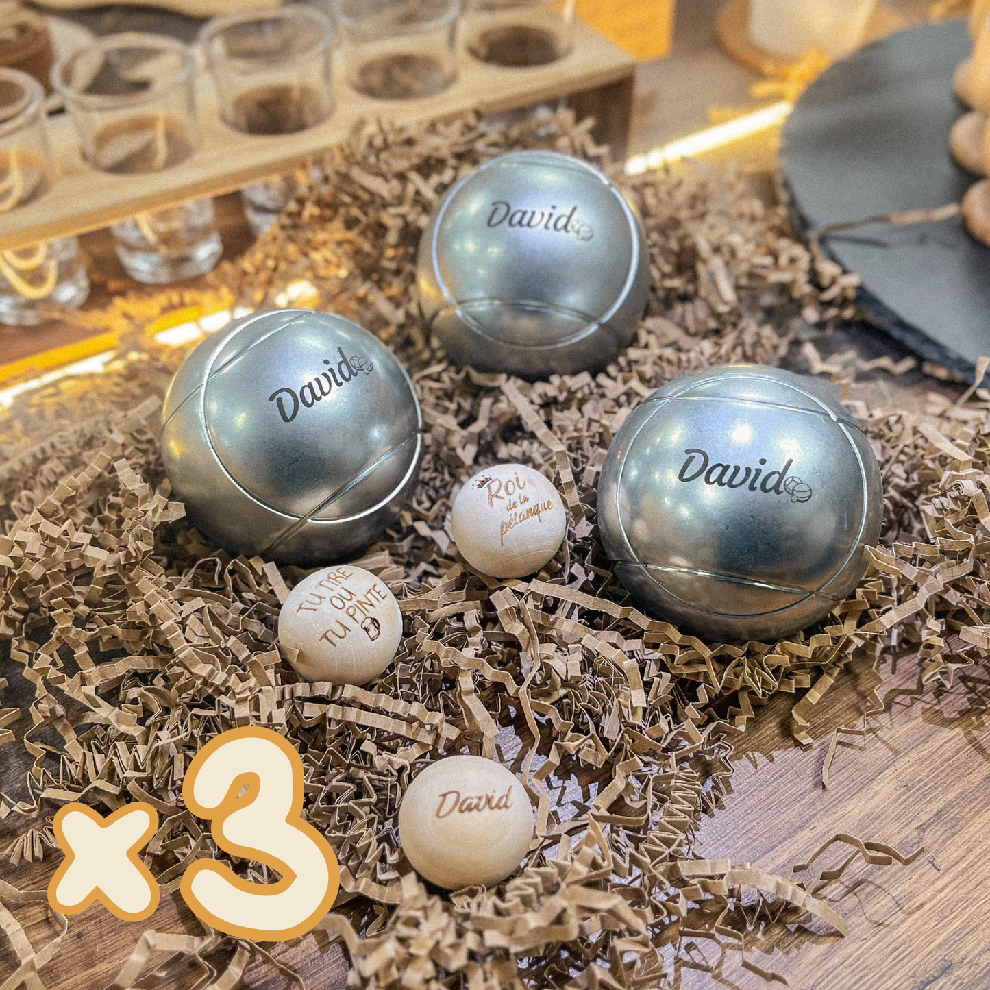 Triplette pétanque Personnalisé