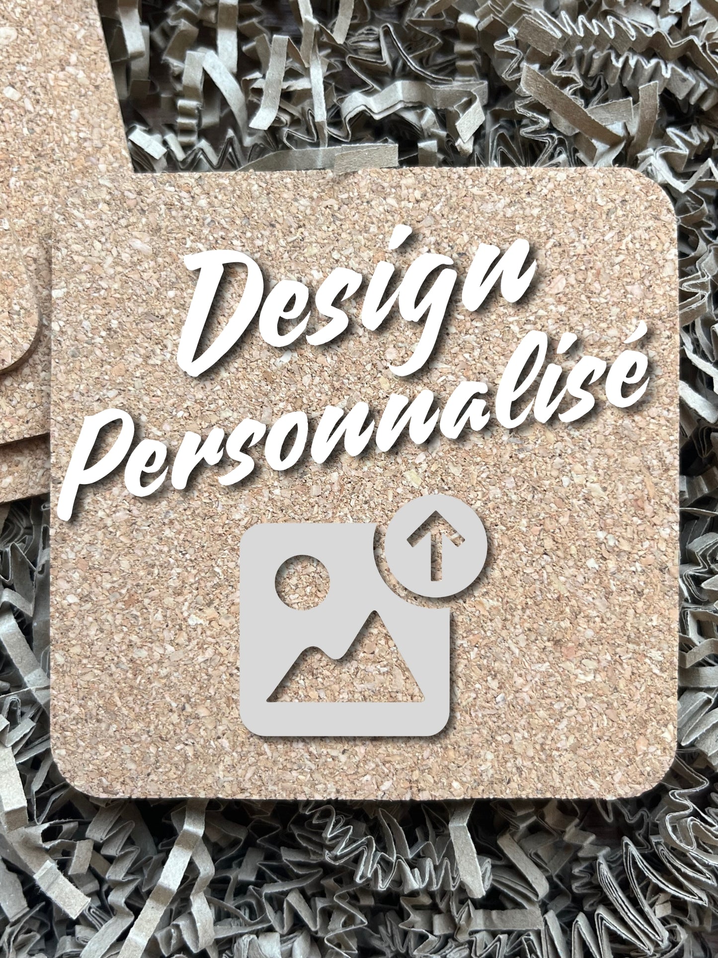 Sous verres liège personnalisés