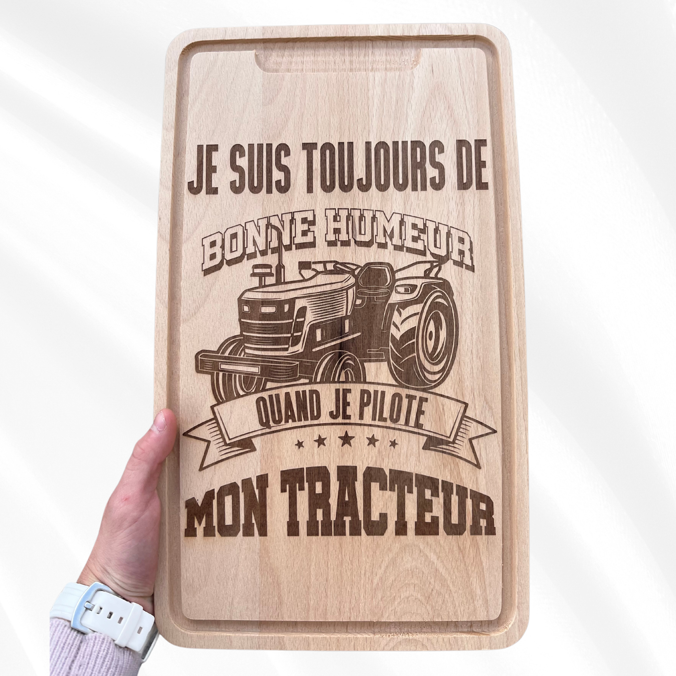 Planche à découper "Tracteur"